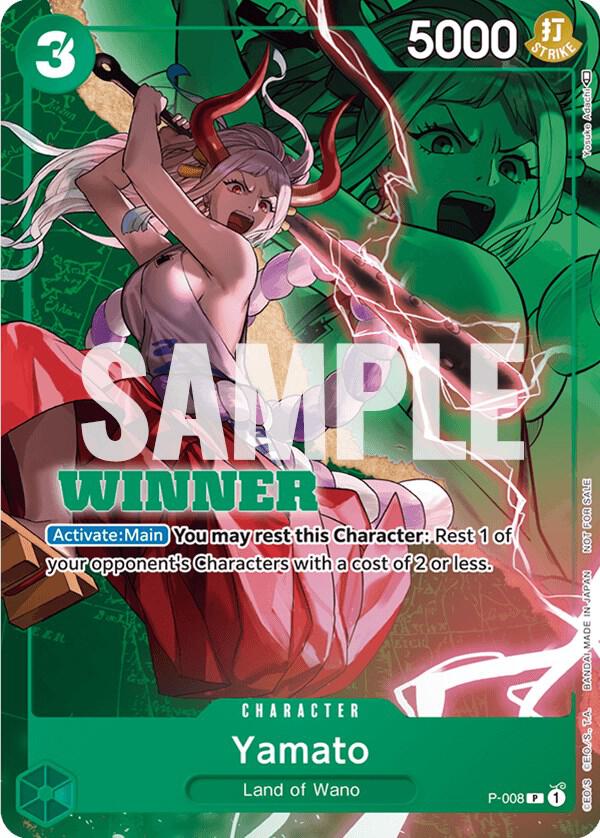 Yamato - P-008 (Winner Pack Vol. 1) P-008 One Piece Promotion Cards One Piece NM