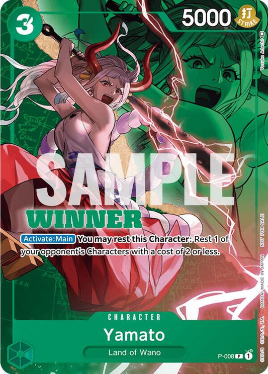 Yamato - P-008 (Winner Pack Vol. 1) P-008 One Piece Promotion Cards One Piece NM
