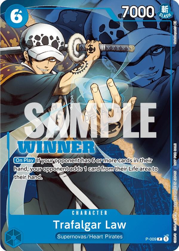 Trafalgar Law - P-009 (Winner Pack Vol. 1) P-009 One Piece Promotion Cards One Piece NM