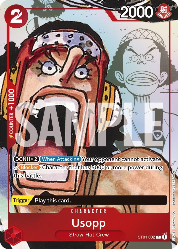 Usopp - ST01-002 (Alternate Art) ST01-002 One Piece Promotion Cards One Piece NM