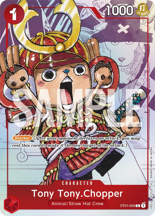 Tony Tony.Chopper - ST01-006 (Alternate Art) ST01-006 One Piece Promotion Cards One Piece NM