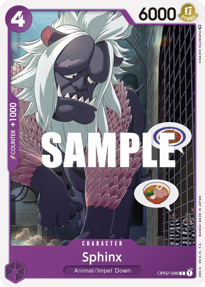 Sphinx OP02-088 Common Paramount War NM