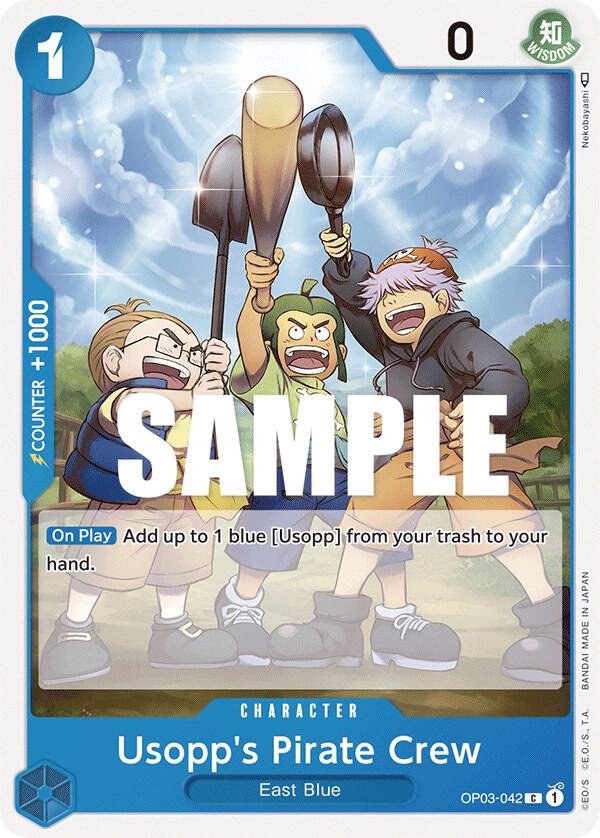 Usopp's Pirate Crew OP03-042 Common Pillars of Strength NM