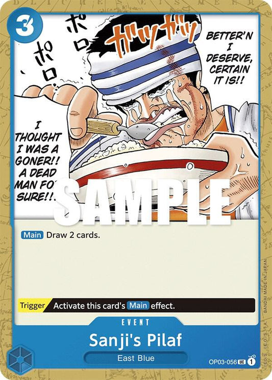Sanji's Pilaf OP03-056 Uncommon Pillars of Strength NM