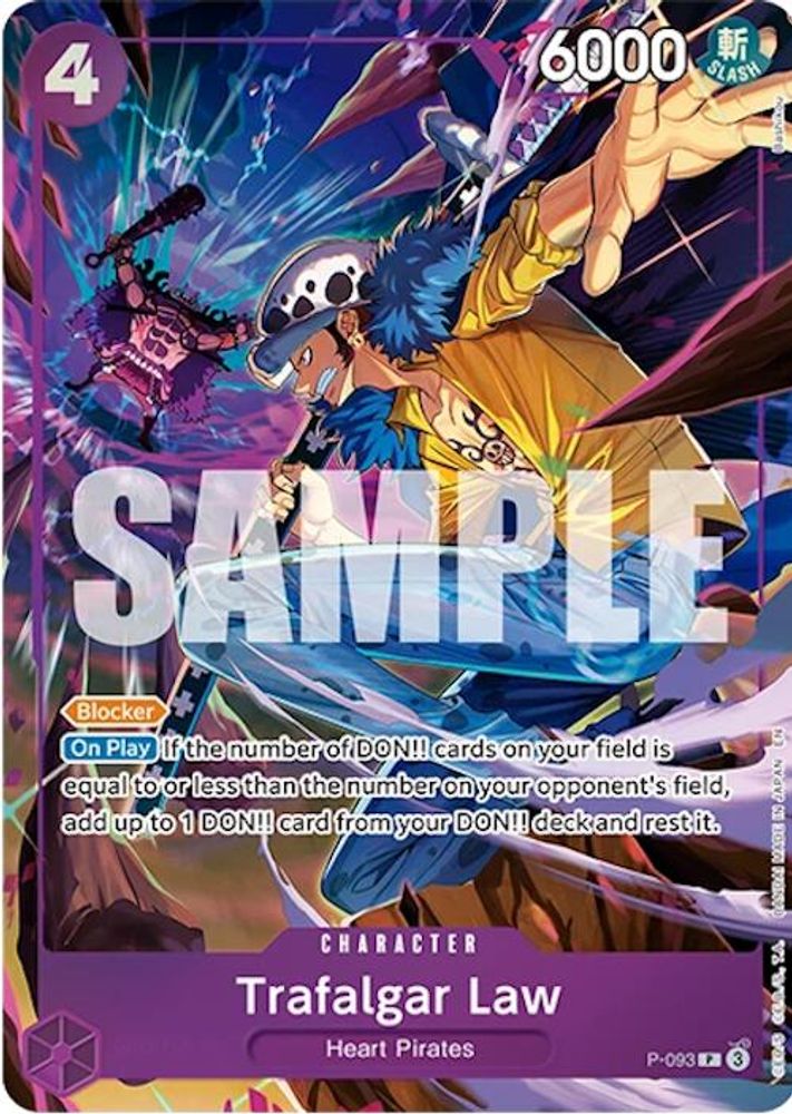 Trafalgar Law (Illustration Box Vol.6) P-093 One Piece Promotion Cards One Piece Foil NM