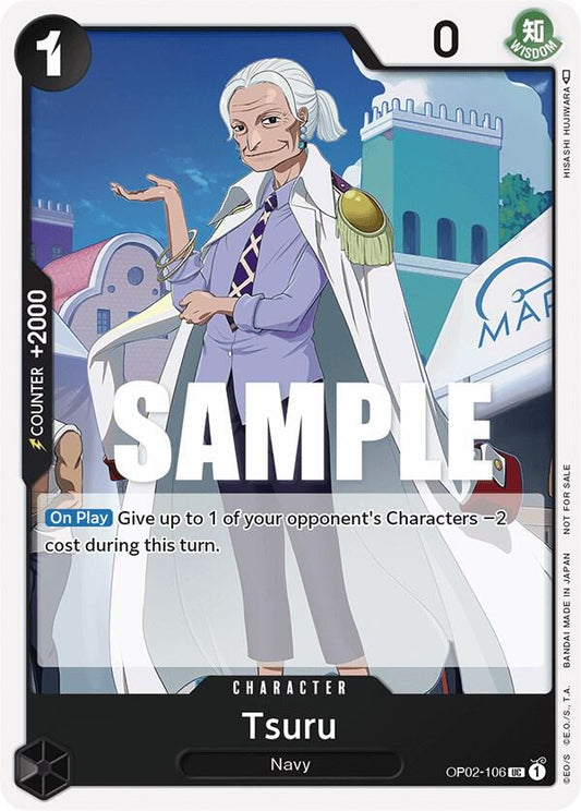 Tsuru (Event Pack Vol. 2) OP02-106 Promo One Piece Promotion Cards One Piece NM
