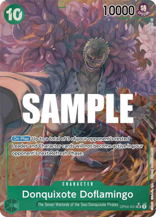 Donquixote Doflamingo (031) (Alternate Art) OP04-031 Kingdoms of Intrigue NM