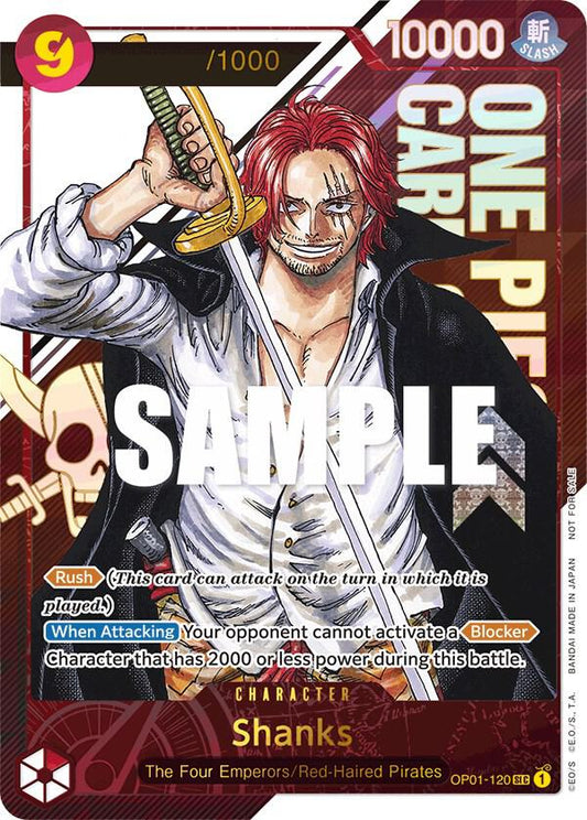 Shanks (Championship 2023) [Serial Number] OP01-120 One Piece Promotion Cards One Piece NM