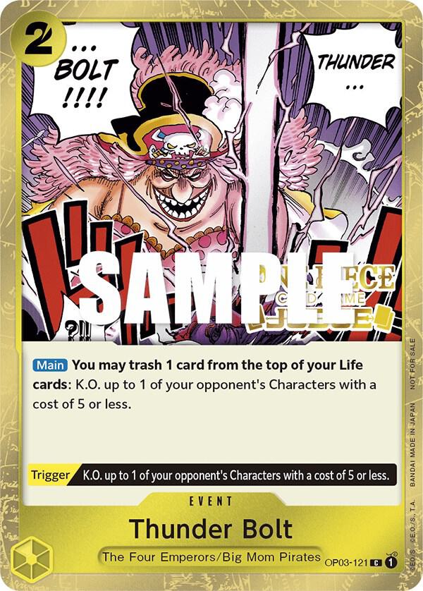 Thunder Bolt (Judge Pack Vol. 2) OP03-121 One Piece Promotion Cards One Piece NM