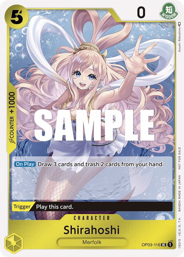 Shirahoshi (Dash Pack) OP03-116 Uncommon Kingdoms of Intrigue NM