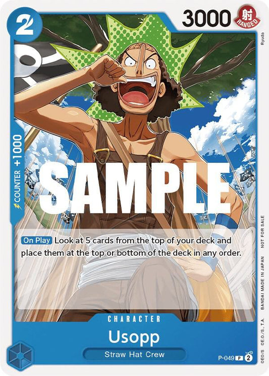 Usopp (Sealed Battle Kit Vol. 1) P-049 One Piece Promotion Cards One Piece NM
