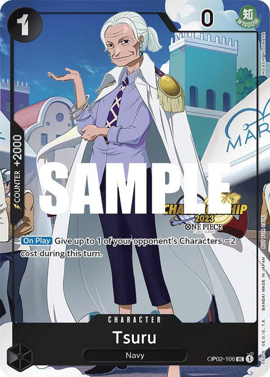 Tsuru (CS 2023 Event Pack) OP02-106 One Piece Promotion Cards One Piece NM