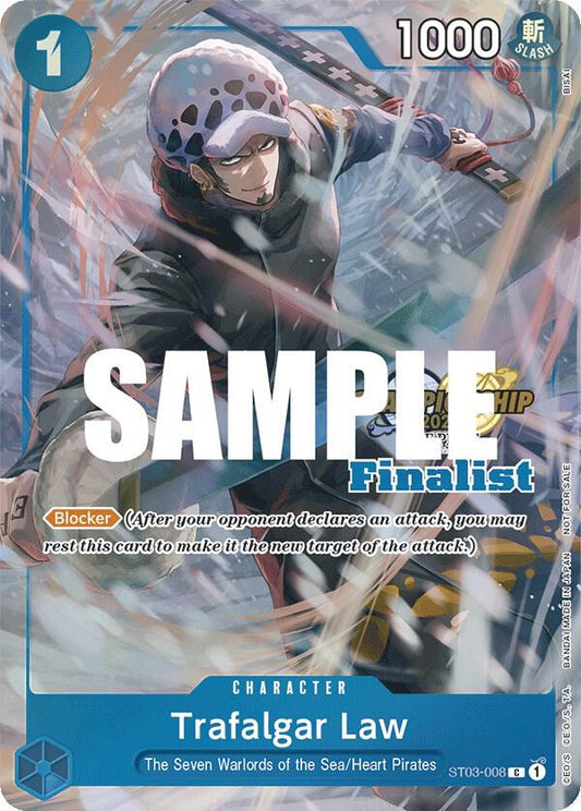 Trafalgar Law (CS 2023 Top Players Pack) [Finalist] ST03-008 One Piece Promotion Cards One Piece NM