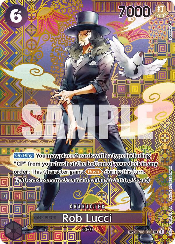 Rob Lucci (092) (SP) OP03-092 Super Rare Awakening of the New Era NM