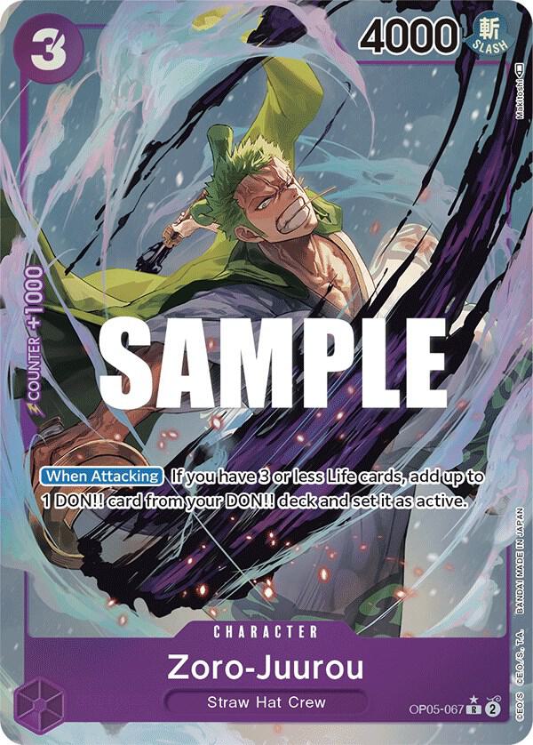 Zoro-Juurou (Alternate Art) OP05-067 Rare Awakening of the New Era NM