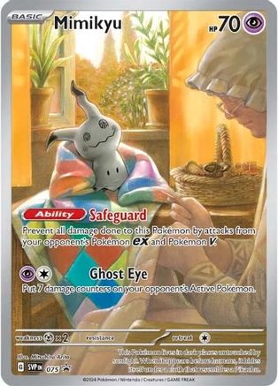 Mimikyu 075 Holo Promo Scarlet & Violet Promo Pokemon NM