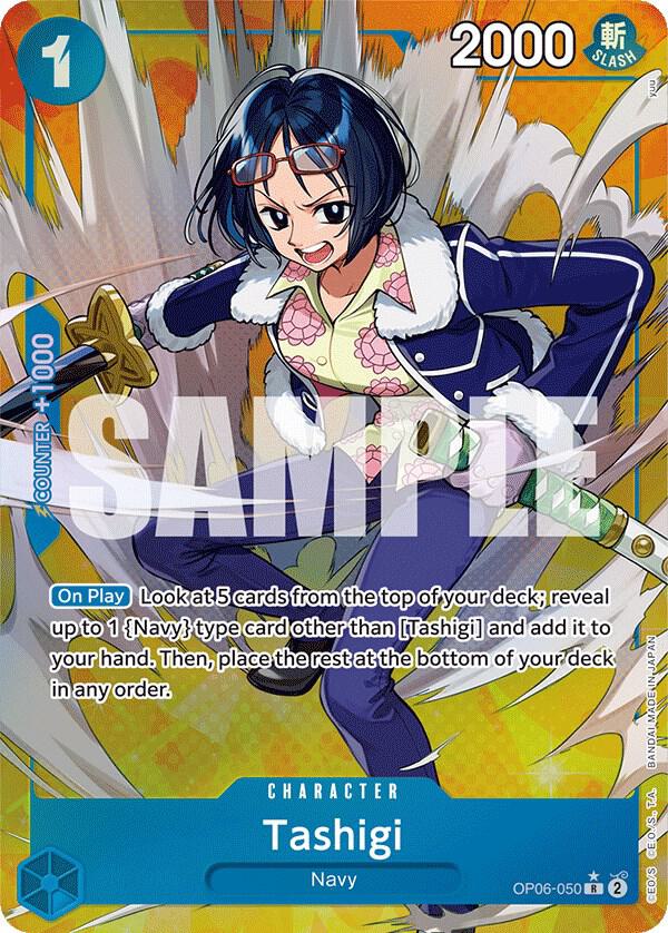 Tashigi (Alternate Art) OP06-050 Rare Wings of the Captain NM