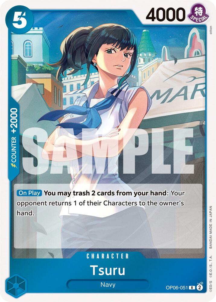 Tsuru OP06-051 Rare Wings of the Captain NM