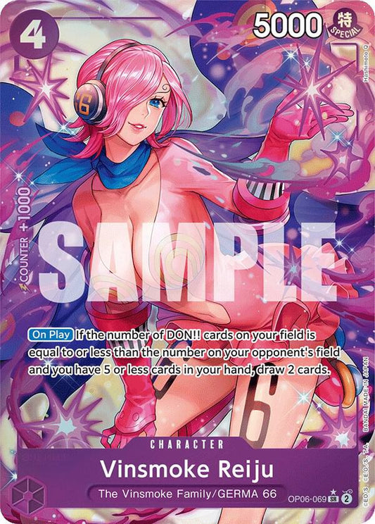 Vinsmoke Reiju (069) (Alternate Art) OP06-069 Super Rare Wings of the Captain NM