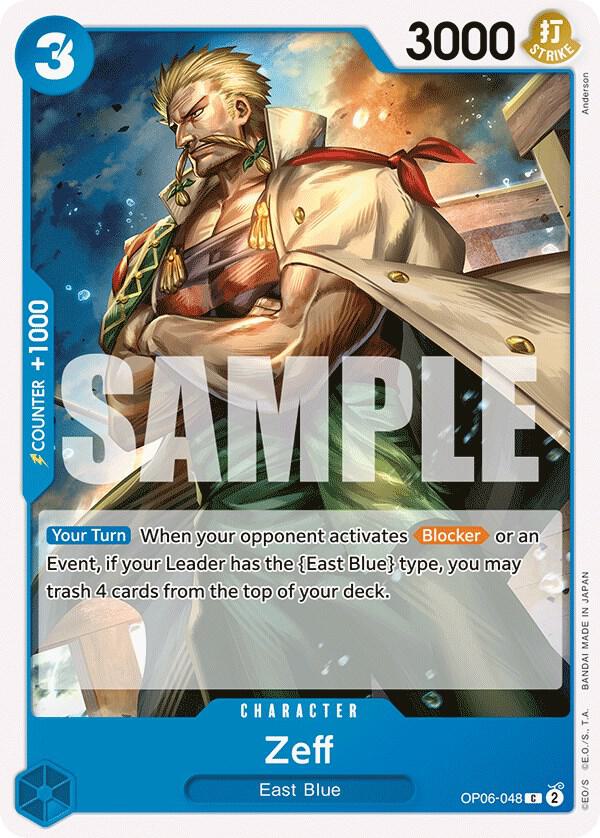 Zeff OP06-048 Common Wings of the Captain NM