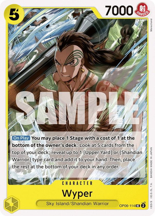 Wyper OP06-114 Uncommon Wings of the Captain NM