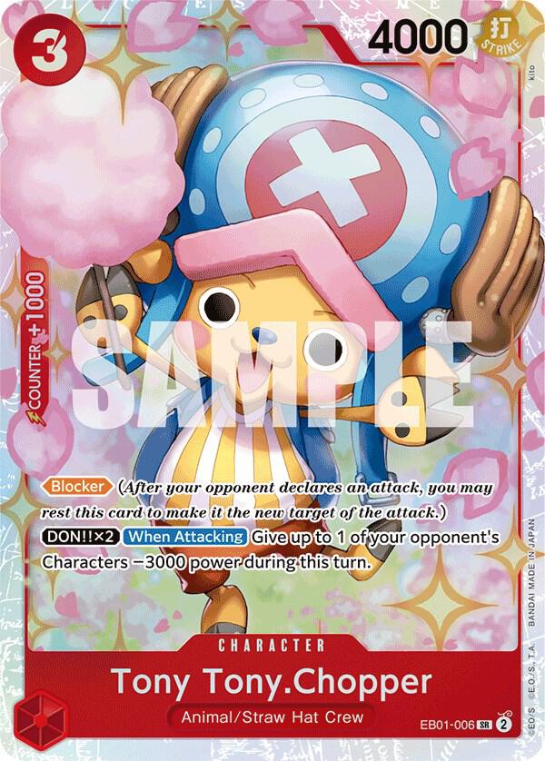 Tony Tony.Chopper EB01-006 Super Rare Extra Booster: Memorial Collection NM