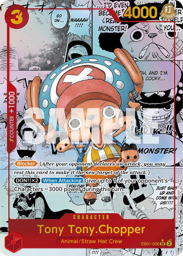 Tony Tony.Chopper (Alternate Art) (Manga) EB01-006 Extra Booster: Memorial Collection NM