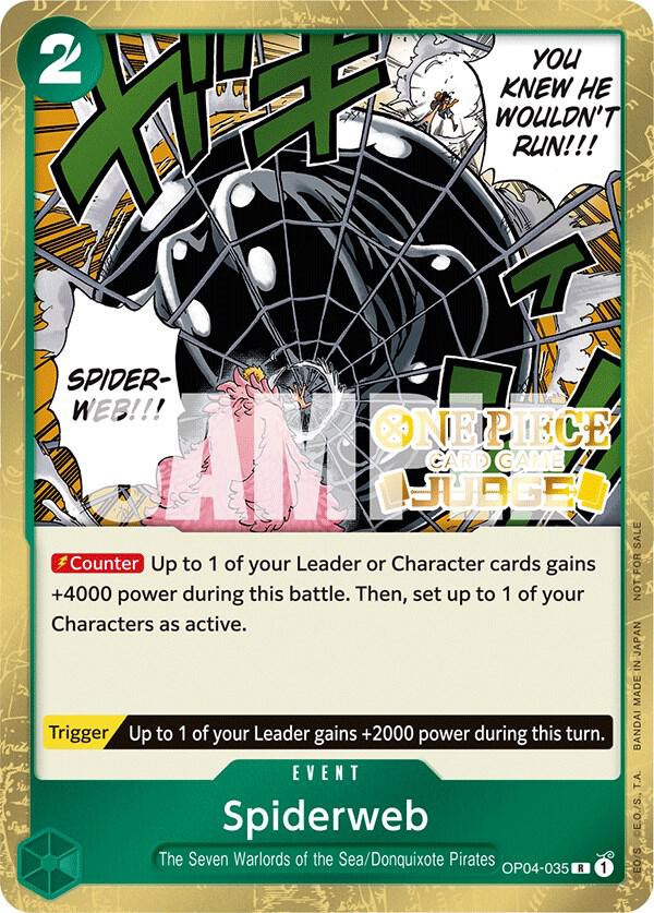 Spiderweb (Judge Pack Vol. 3) OP04-035 One Piece Promotion Cards One Piece NM