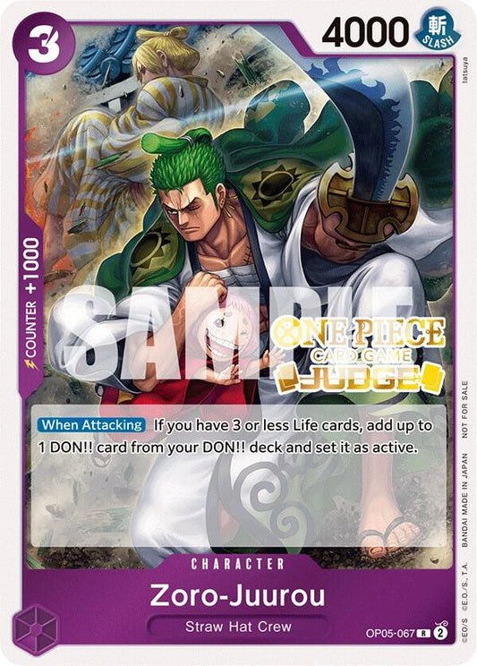 Zoro-Juurou (Judge Pack Vol. 3) OP05-067 One Piece Promotion Cards One Piece NM
