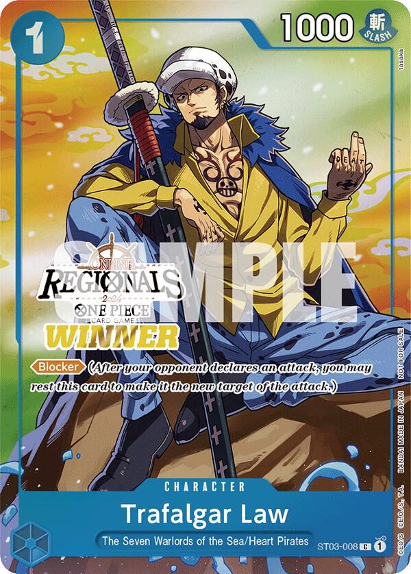 Trafalgar Law (Online Regional 2024 Vol. 2) [Winner] ST03-008 One Piece Promotion Cards One Piece NM