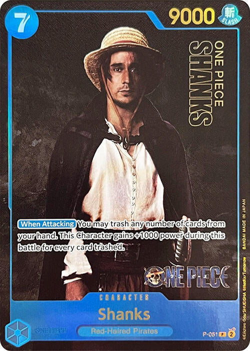 Shanks (Premium Card Collection -Live Action Edition-) P-051 One Piece Promotion Cards One Piece NM