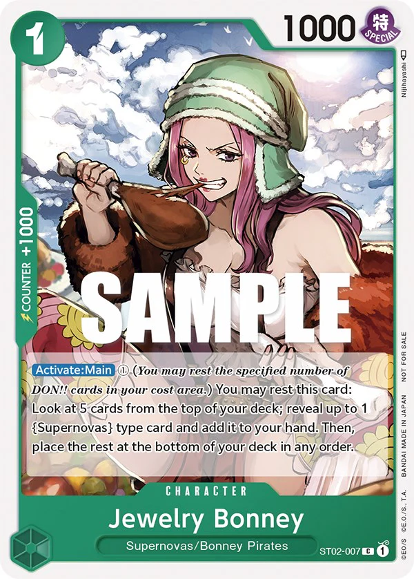 Jewelry Bonney ST02-007 Tournament Pack Vol 3 One Piece Card