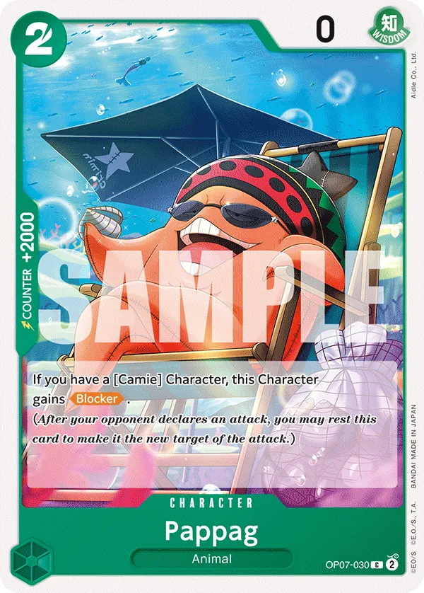 Pappag OP07-030 C 500 Years Into The Future One Piece Card