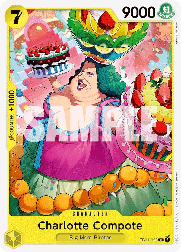 Charlotte Compote EB01-055 C Memorial Collection One Piece Card