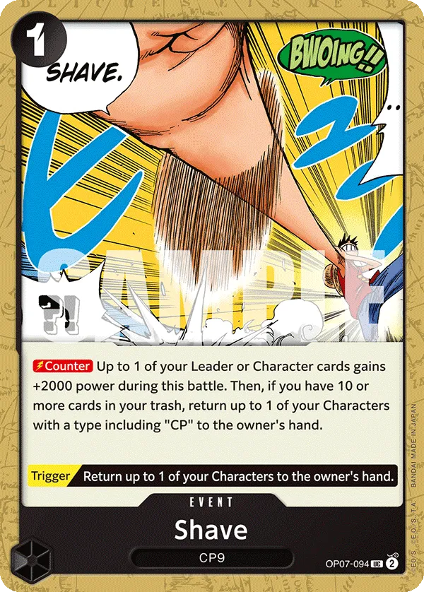 Shave OP07-094 UC 500 Years Into The Future One Piece Card