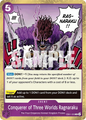 Conquerer Of The Worlds Ragnaraku EB01-039 R Memorial Collection One Piece Card