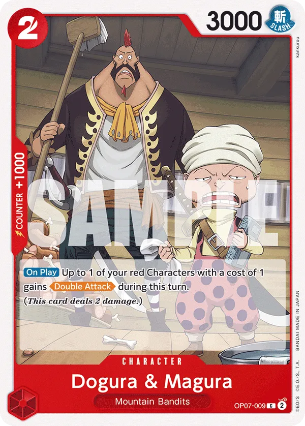 Dogura & Magura OP07-009 C 500 Years Into The Future One Piece Card