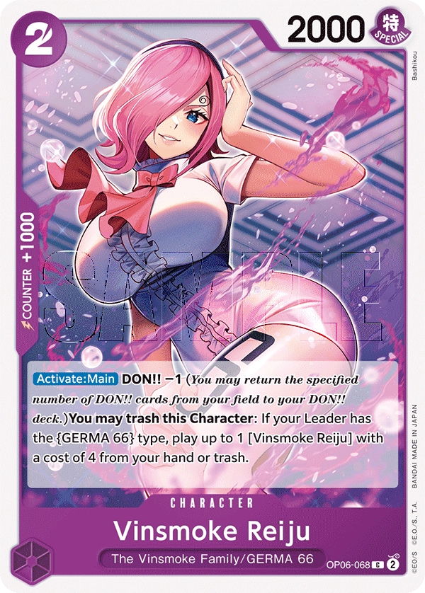 Vinsmoke Reiju OP06-068 C Wings of Captain One Piece Card