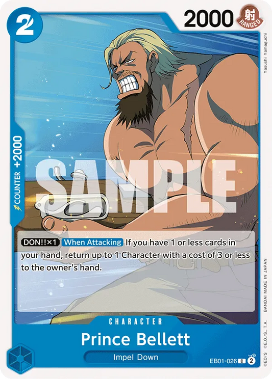 Prince Bellet EB01-026 C Memorial Collection One Piece Card