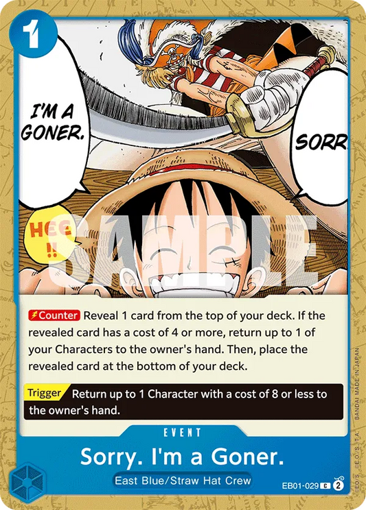 Sorry I'm A Goner EB01-029 C Memorial Collection One Piece Card