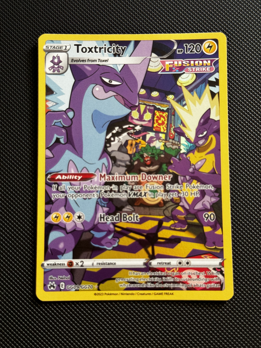 Pokemon Toxtricity Crown Zenith Galarian Gallery GG09/GG70