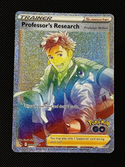 Pokemon Professor's Research Pokemon Go 084/078 Holo Secret Rare