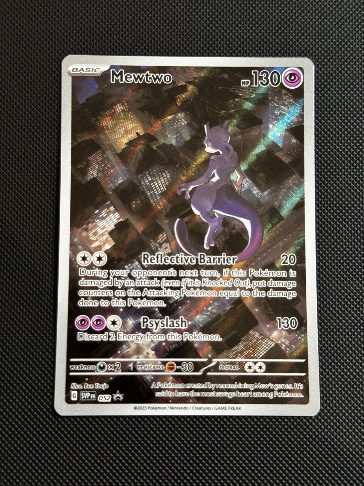 Pokemon Mewtwo SVP052 Black Star Promo Pokemon 151