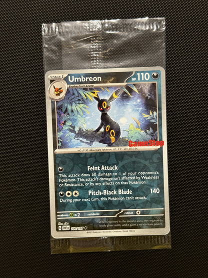 Pokemon Umbreon (GameStop Exclusive) 130/197 Obsidian Flames Sealed