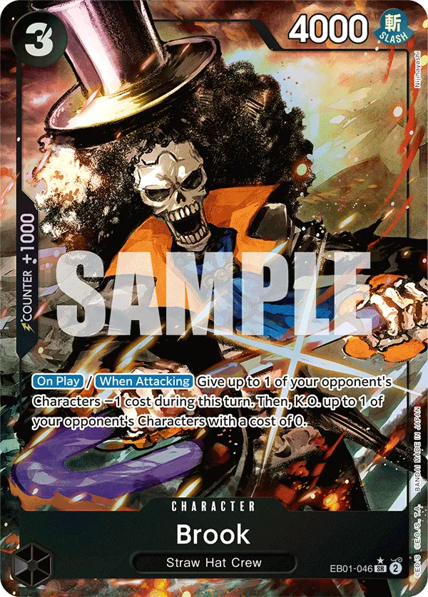 Brook EB01-046 Parallel SR Memorial Collection One Piece Card Alt Art