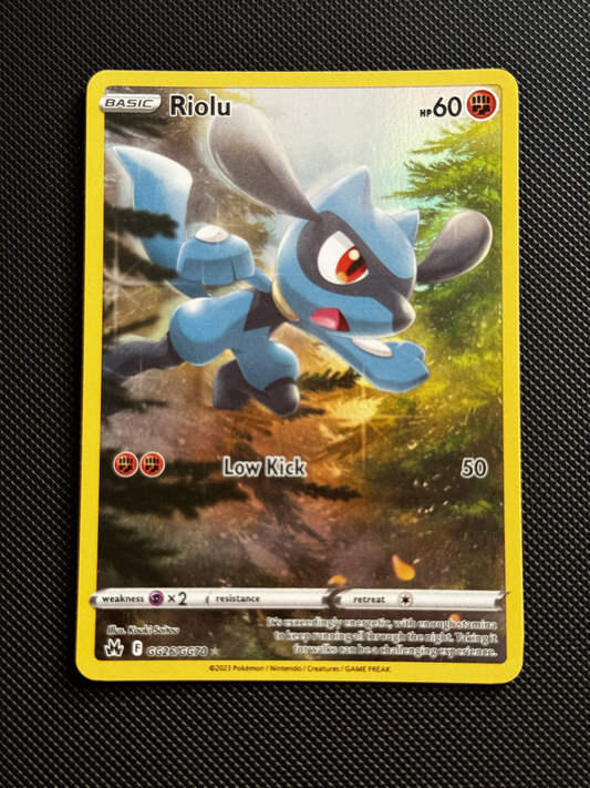 Pokemon Riolu Crown Zenith Galarian Gallery GG26/GG70