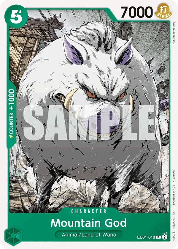 Mountain God EB01-018 C Memorial Collection One Piece Card