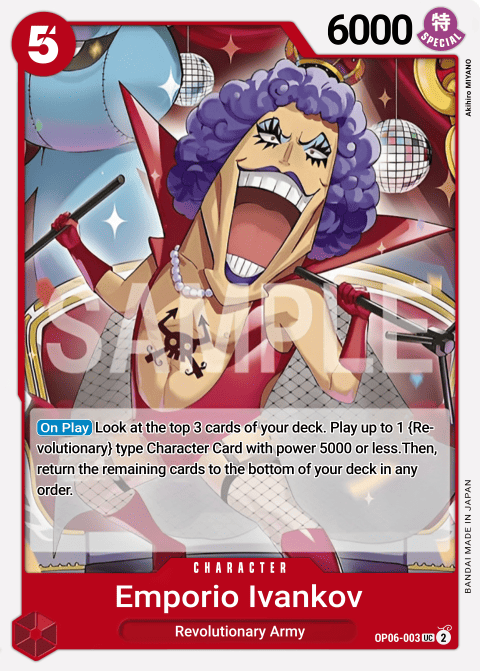 Emporio Ivankov OP06-003 UC Wings Of The Captain One Piece