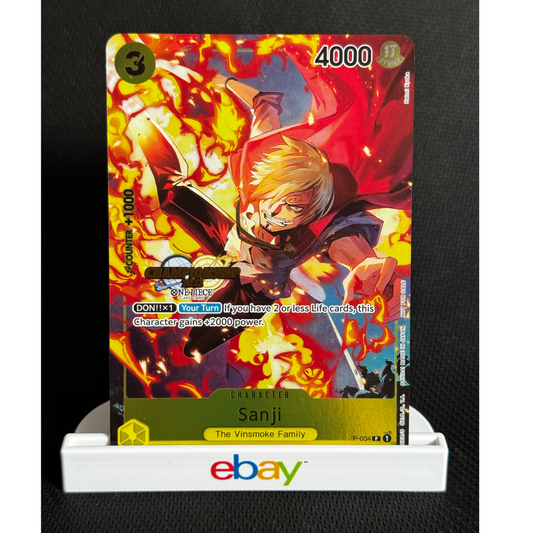 Sanji P-034 Promo CS Event Pack Championship 2023 One Piece Card Game