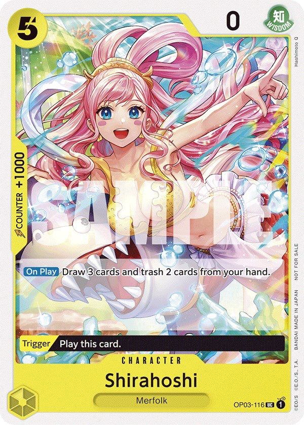 Shirahoshi OP03-116 Tournament Pack Vol 6 One Piece Card